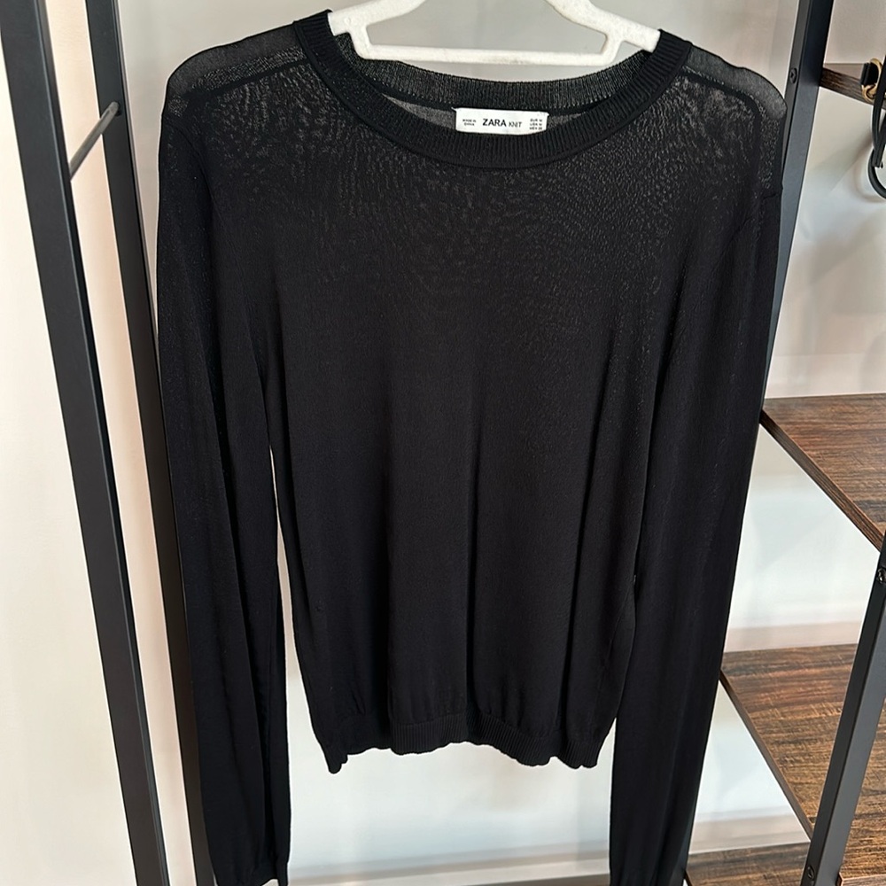 Zara knit top size medium
